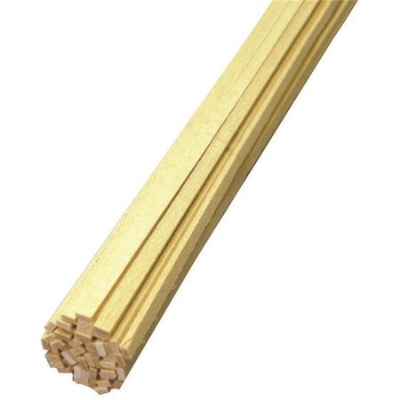 MIDWEST PRODUCTS Basswood Strip 1/16X3/16X24In 4025